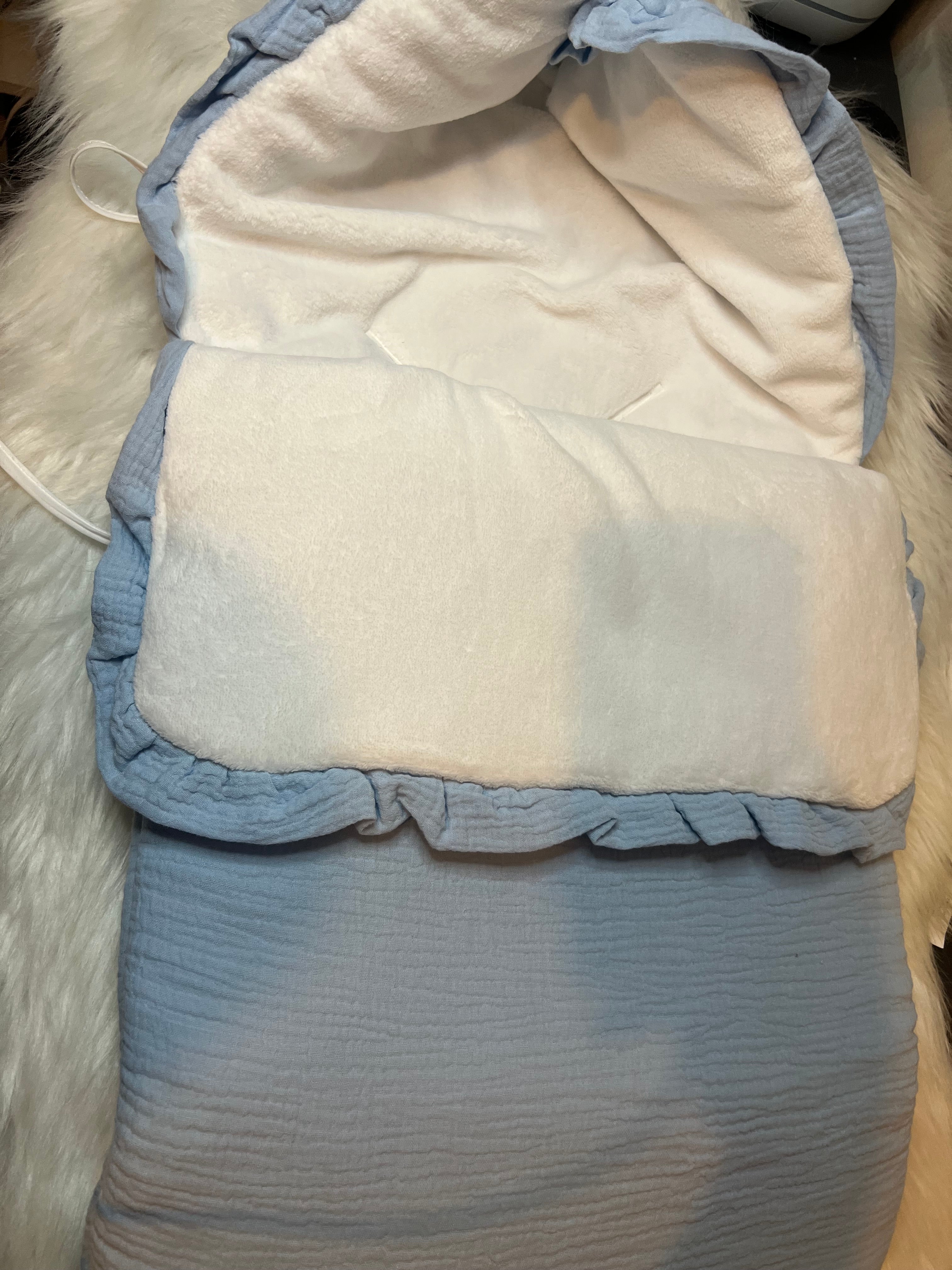 Nid d'Ange Double Polaire en gaze de coton