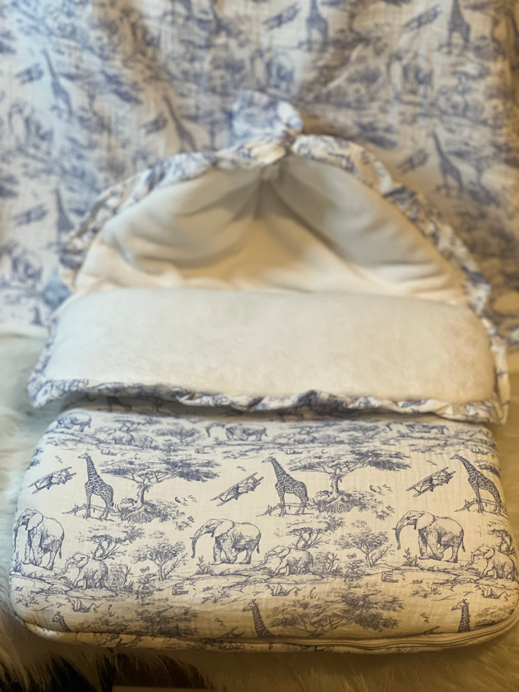 Nid d'Ange Double Polaire en gaze de coton