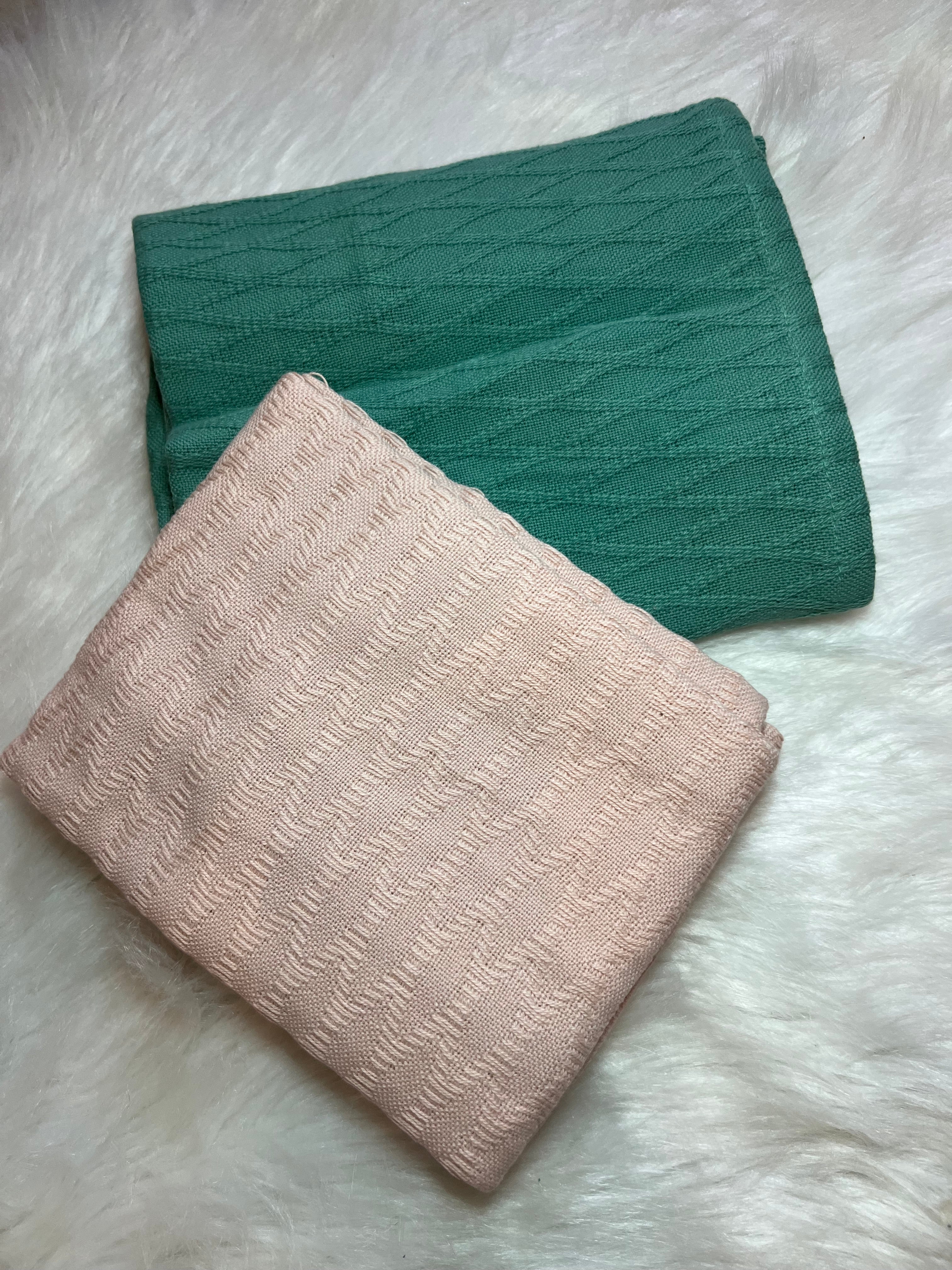 Plaid bébé tricot