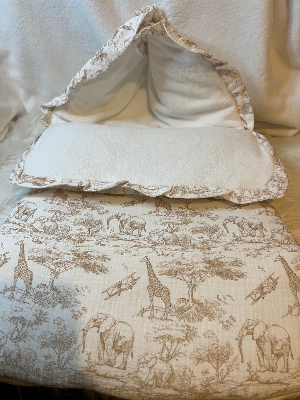 Nid d'Ange Double Polaire en gaze de coton